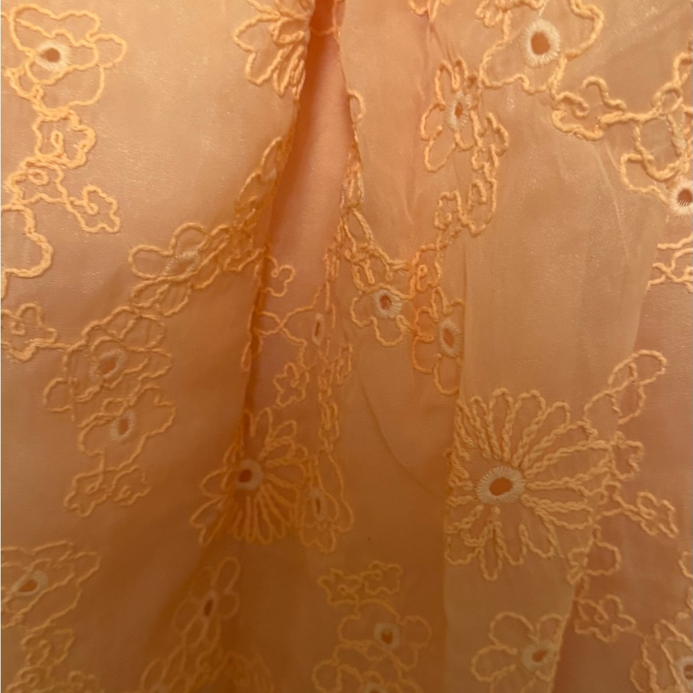 NWT For Love & Lemons Peach Eyelet Sundress XL - Picture 8 of 11